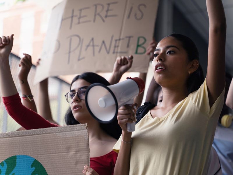 Working with student activists to speed up progress towards a sustainable future
