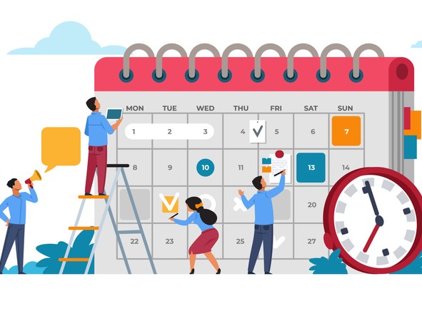 A calendar activity that can help in the battle against burnout