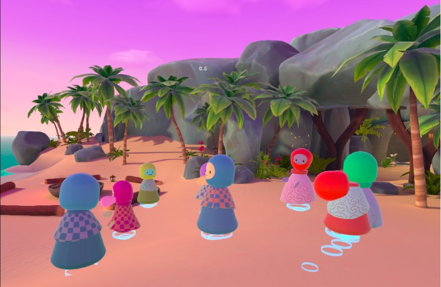 How the shores of a VR island promote student well-being and social connections