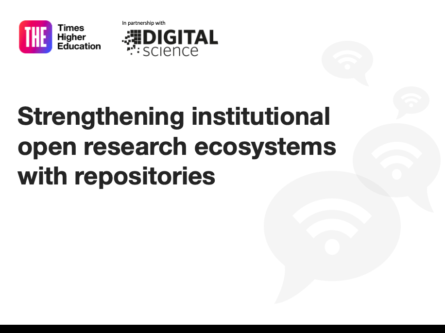 Using repositories to build resilient open research ecosystems