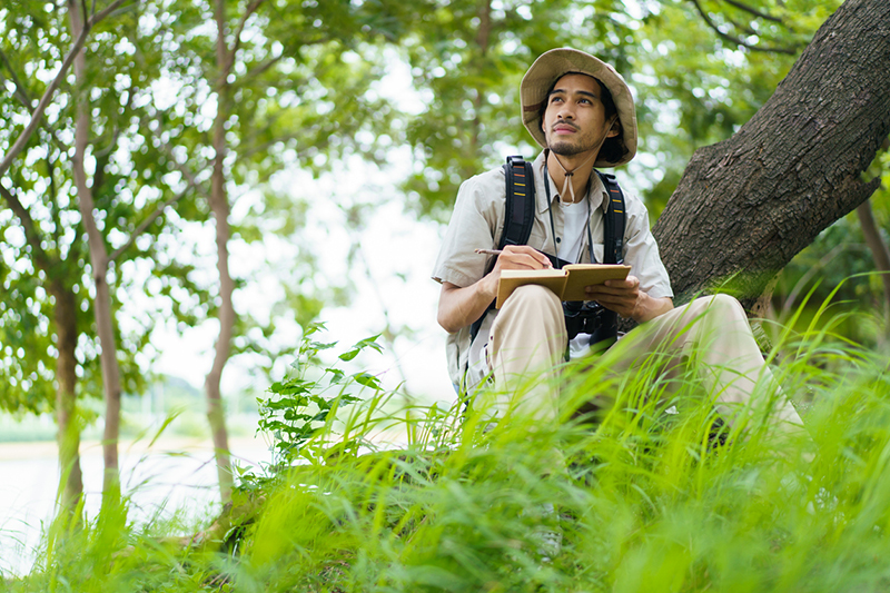 ‘The process of writing forces the writer to be present’