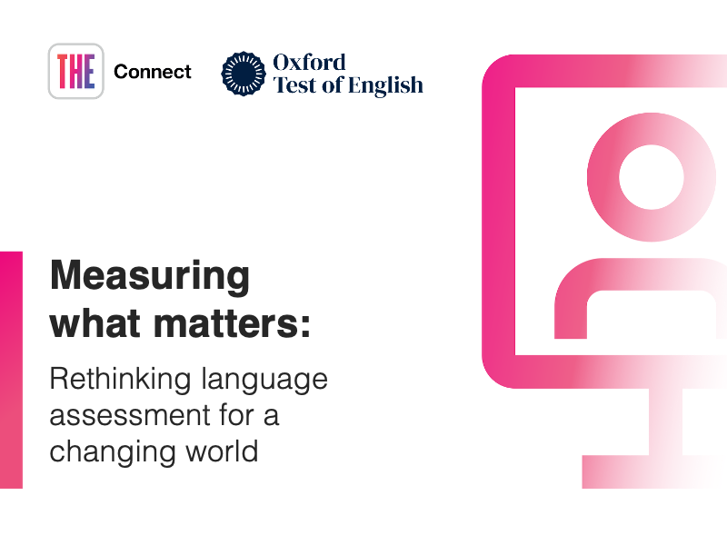 Rethinking language assessment for a changing world