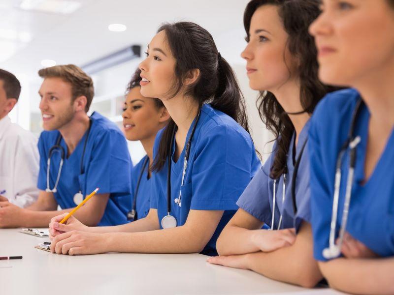 Image of medical students in class