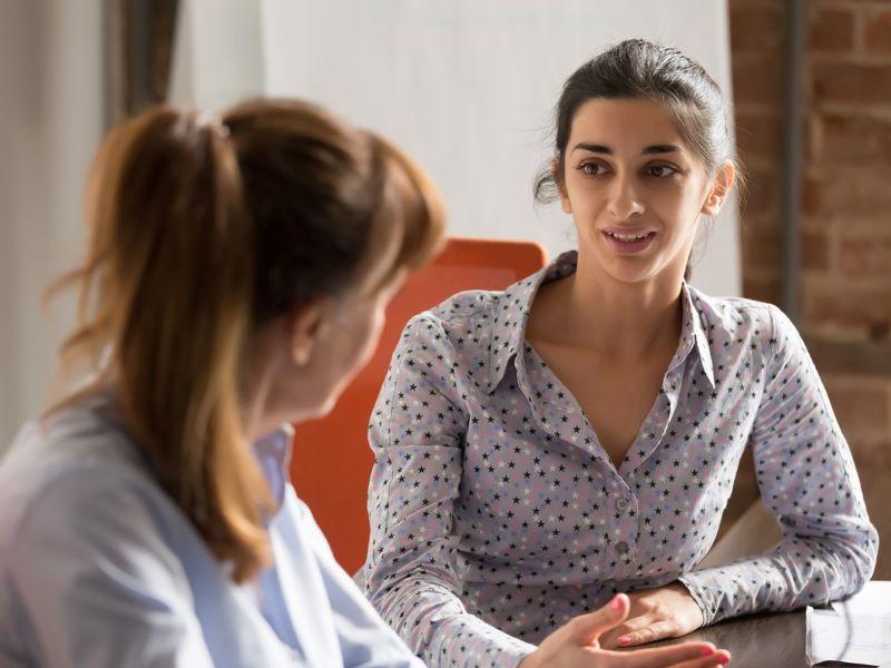 Women mentoring