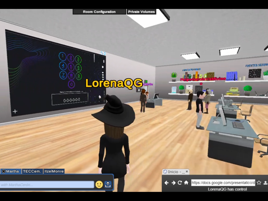 Using the metaverse to teach about the library