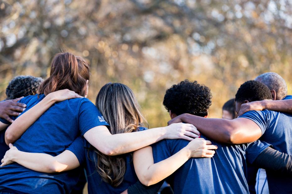 Students on a caring campus