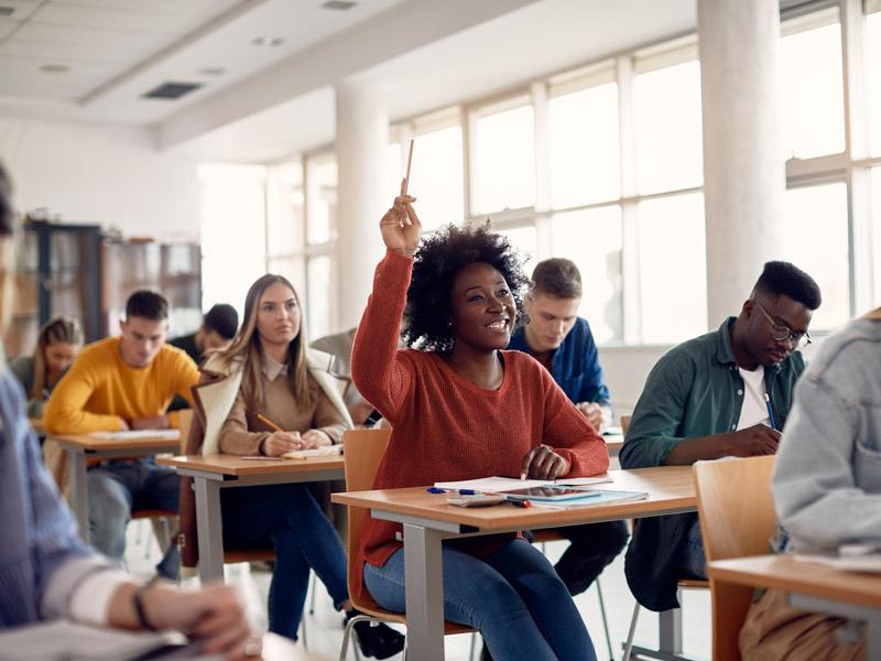 Students in the classroom