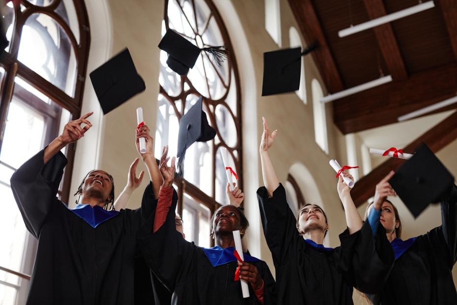 Doctoral students celebrate