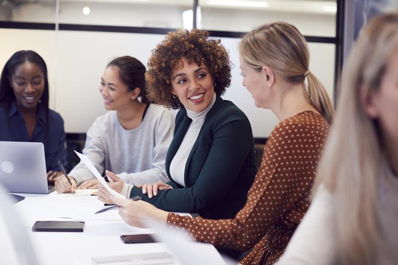 Women in a meeting