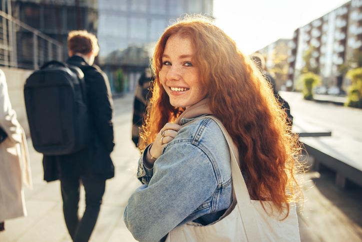 Female college student