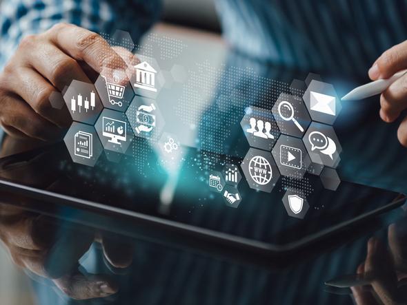 Digital marketing concept