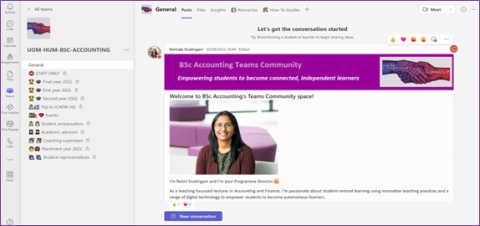 Microsoft Teams community screenshot