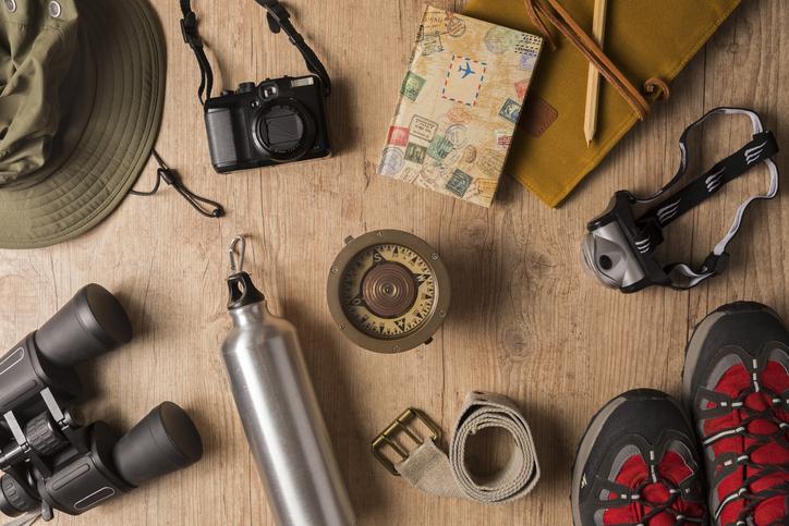 Equipment travellers will take on safari