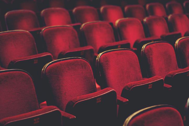 Red velvet seats at an opera house