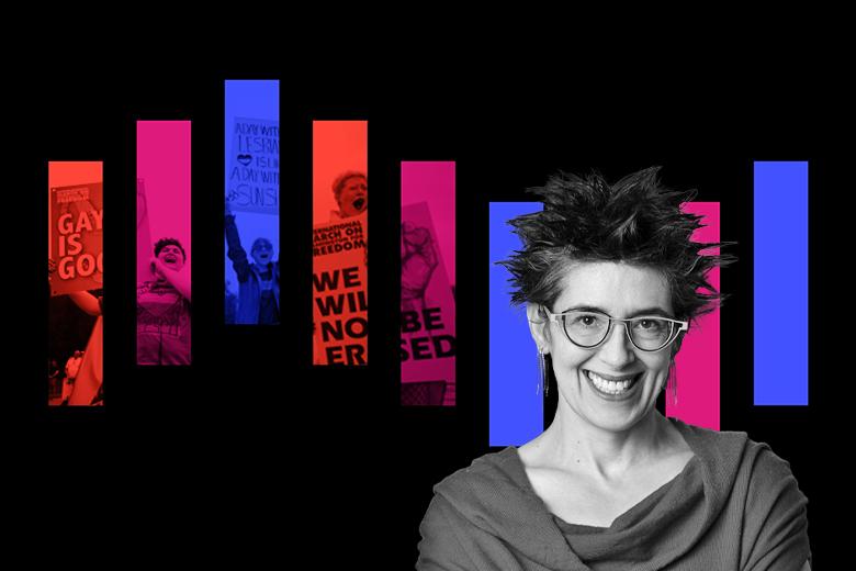 Podcast graphic featuring Lisa Diamond of the University of Utah