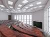 An empty university lecture hall. The sector should come together to welcome students back to campus.