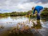 Image of a researcher conducting fieldwork