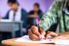 Students doing handwritten exam