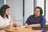 Two Maori women in a meeting