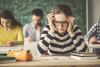 A student struggles in class