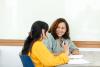 A student and careers advisor discuss options